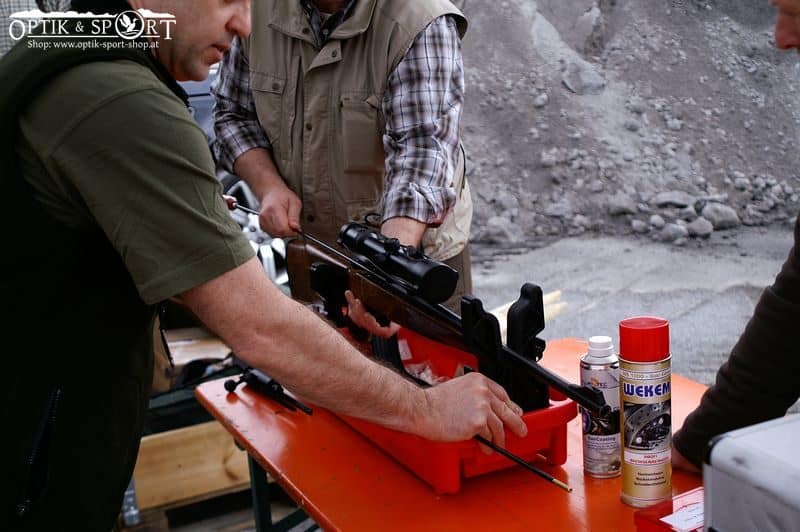 Control shooting Vorarlberg hunters