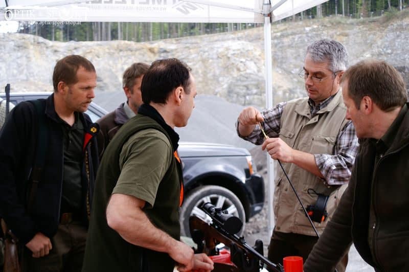 Control shooting Vorarlberg hunters