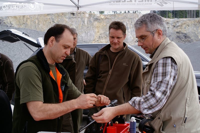 Control shooting Vorarlberg hunters