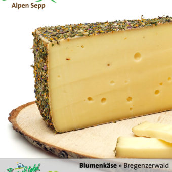 Jäger TIPP: Alpenkäse und Wildwurst aus der Bregenzerwälder Sennerei - Alpensepp.com 2 Blumenkäse Alpen Sepp