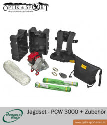 Jägerset Portable Winch PCW 3000 mit Zübehör