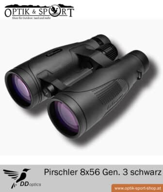 DDoptics Fernglas 8x56 Pirschler Gen. 3 schwarz