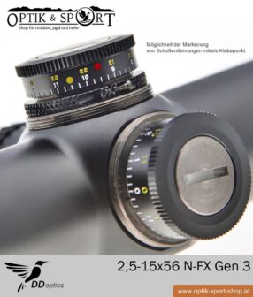 Puškohled DDoptics 2,5-15x56 N-FX Gen 3