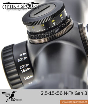DDoptics 2,5-15x56 N-FX Zielfernrohr Gen 3
