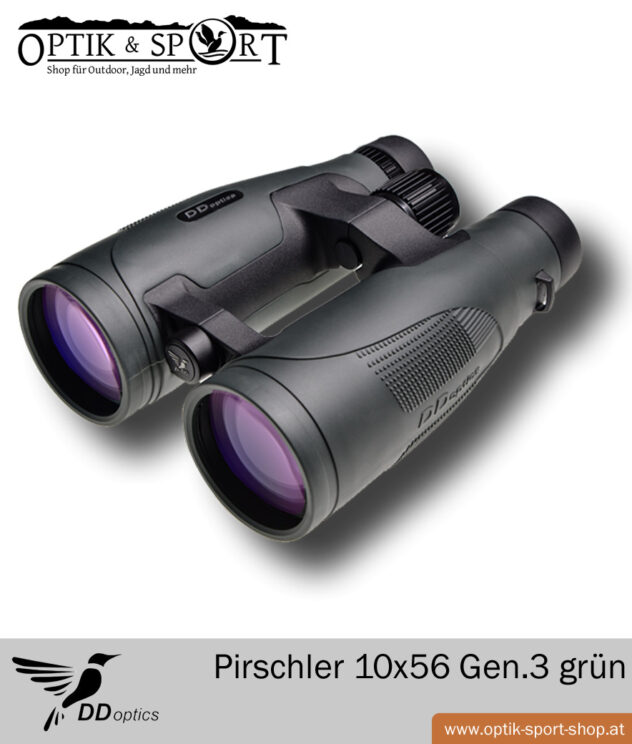 Jumelles DDoptics Pirschler 10x56 vert Gen 3