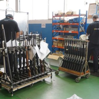 Production and manufacture of weapons by the "Bergara" company in Spain - Basque Country - Part 2 27 Bergara rifles fully assembled