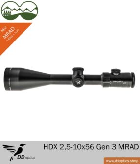 DDoptics 2.5-10x56 Gen 3 MRAD regulacja kliknięciem