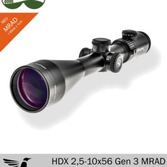DDoptics 2,5-10x56 Gen 3 MRAD Klickverstellung