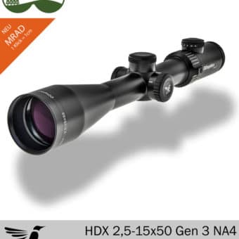 DDoptics ZF Nighteagle HDX 2,5-15x50 Generation 3 - New Absehen 4 MRAD