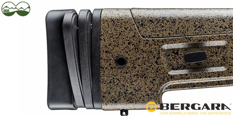 Bergara B14 HMR rifle - extensión de culata variable