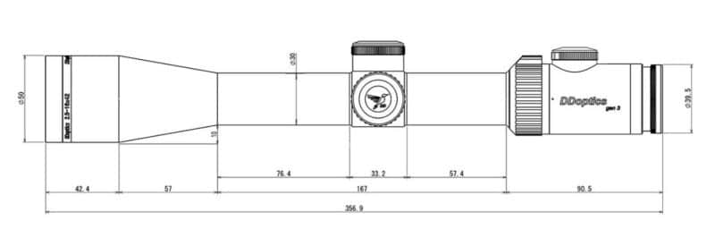 Visor 2,5-16x42 V6 DDoptics