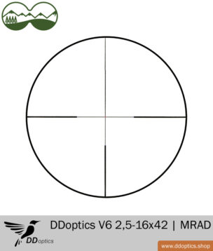 DDoptics V6 2,5-16x42 Zielfernrohr Absehen