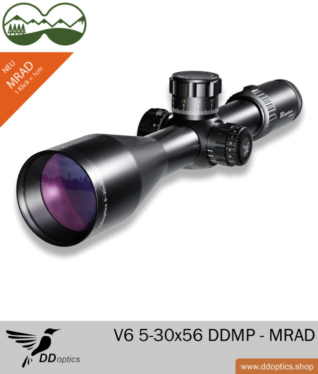 DDoptics V6 Zielfernrohr 5-30x56 DDMP - MRAD