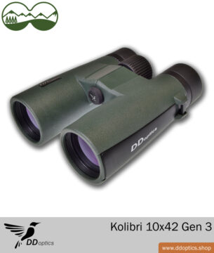 Prismáticos DDoptics Kolibri 10x42 Generación 3