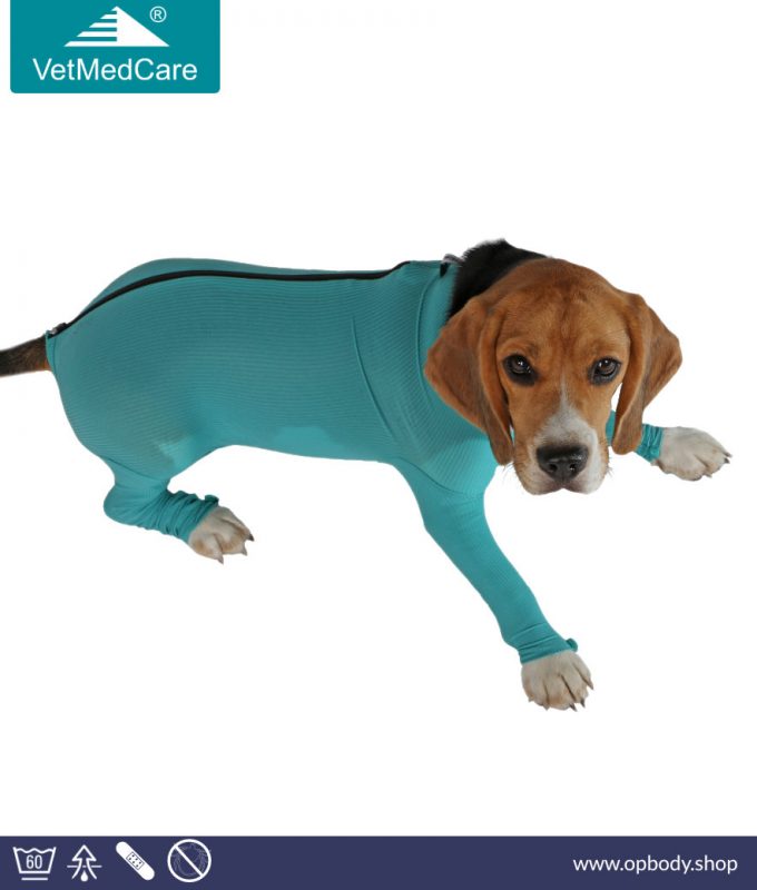Hunde Body mit Reißverschluss von VetMedCare ideal für Jagdhunde