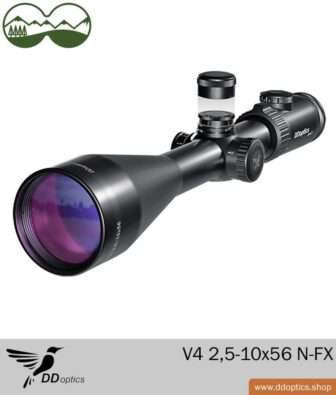 Parallaxe Fehler und Parallaxenausgleich - Zielfernrohr 18 DDoptics V4 2,5-10x56 NFX Zielfernrohr
