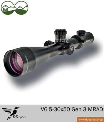 Riflescopios 19 Visor DDoptics V6 5-30x50 MRAD Gen 3