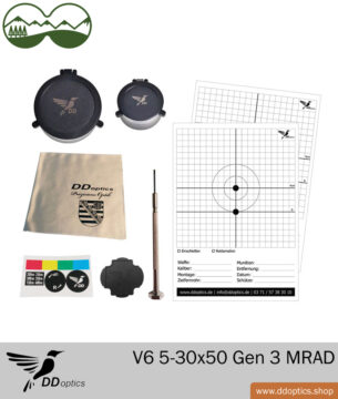 DDoptics Nighteagle 5-30x50 Zielfernrohr | V6 | A4N | MRAD Verstellung - Gen 3 9 Zielfernrohr 5-30x50 Nighteagle | V6 | A4N | MRAD Verstellung - Gen 3 - DDoptics