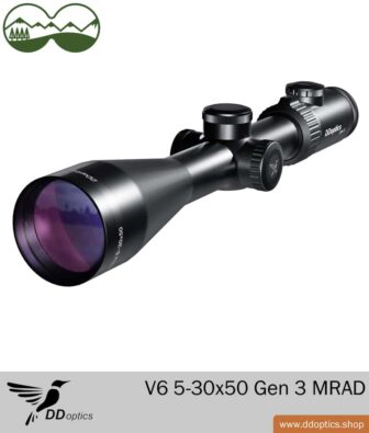 Parallaxe Fehler und Parallaxenausgleich - Zielfernrohr 10 Zielfernrohr 5-30x50 Nighteagle | V6 | A4N | MRAD Verstellung - Gen 3 - DDoptics