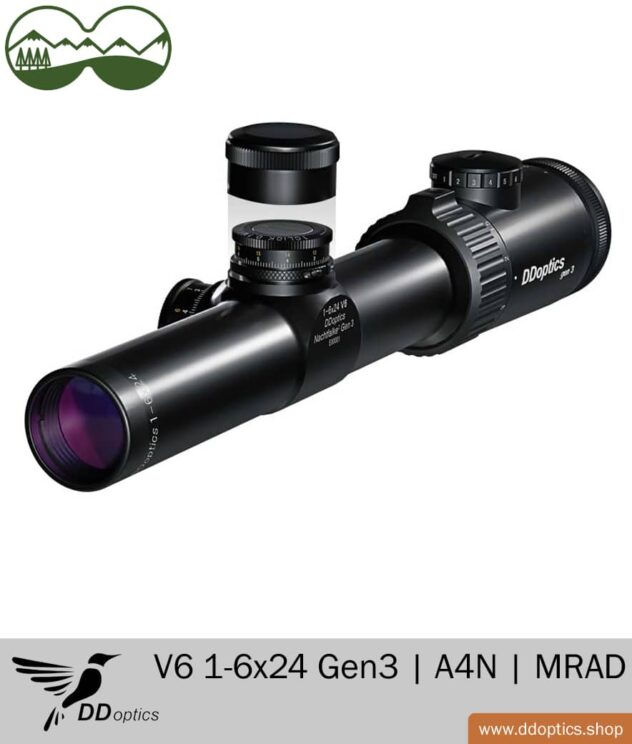 Visor DDoptics Nighteagle V6 1-6x24 Gen3 | A4N | MRAD