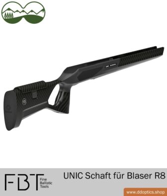 Cannocchiale, Binocolo DDoptics, Calcio UNIC Carbon | DDoptics Shop Homepage 42 Stock di carbonio UNIC da FBT per Blaser R8