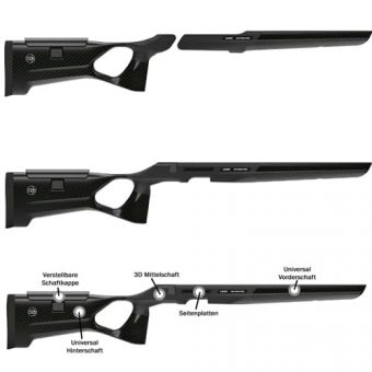 Crosse UNIC en carbone pour armes longues de FBT