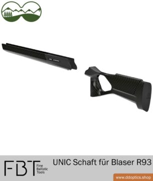 UNIC Carbon Schaft von FBT | für Modell Blaser R93 - geteilter Schaft 11 Blaser R93 UNIC Carbon Lochschaft mit geteiltem Schaft von FBT