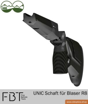 UNIC Carbon stock from FBT | for model Blaser R8 | split stock 8 Blaser R8 Carbon stock - split - UNIC from FBT