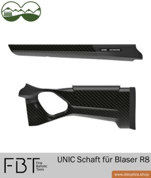 UNIC Carbon stock from FBT | for model Blaser R8 | split stock 9 UNIC Carbon stock from FBT for Blaser R8 - split stock version