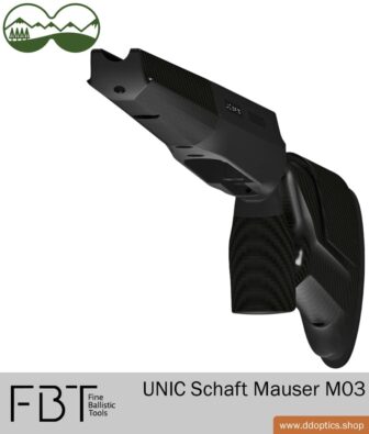 Telescopic sight, DDoptics binoculars, UNIC carbon shaft | DDoptics Shop Homepage 43 UNIC Carbon stock for Mauser M03 by FBT - Fine Ballistic Tools