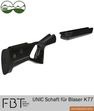 Crosse UNIC en carbone de FBT | pour modèle Blaser K77 10 UNIC Carbon shaft for Blaser K77 from FBT