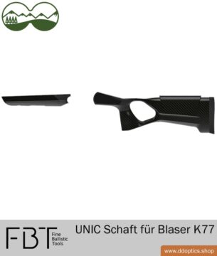 Crosse UNIC en carbone de FBT | pour modèle Blaser K77 9 UNIC Carbon shaft for Blaser K77 from FBT