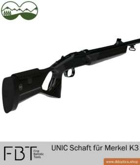 Pažba z uhlíkových vláken UNIC pro Merkel K3 od FBT Fine Ballistic Tools