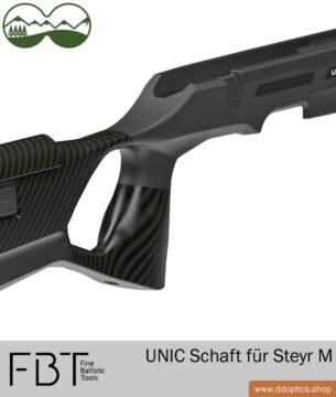Crosse UNIC en carbone de FBT | pour Steyr Mannlicher | modèle M 11 Crosse UNIC en carbone pour Steyr Mannlicher M - FBT Fine Balistic Tools