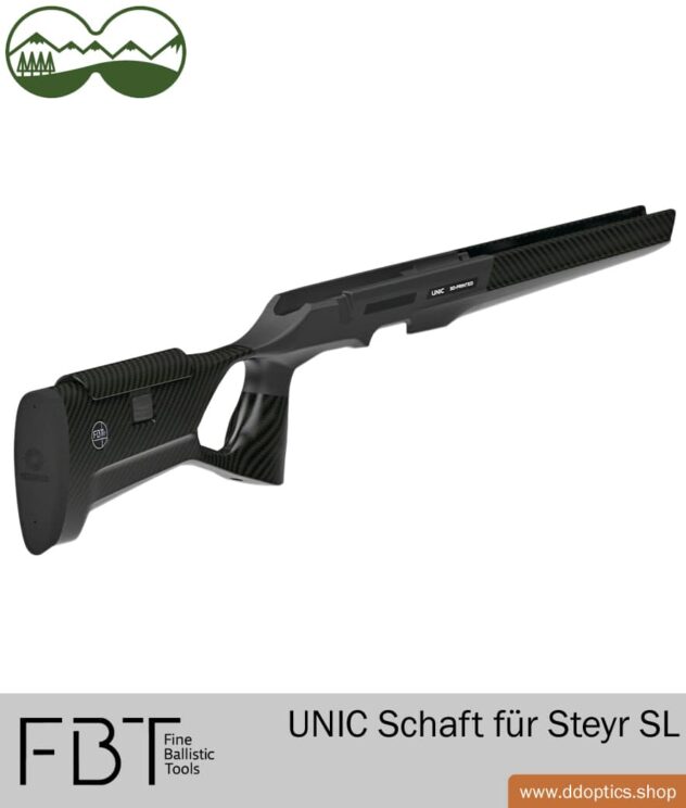 UNIC carbon fibre stock for Steyr Mannlicher SL - FBT Fine Balistic Tools