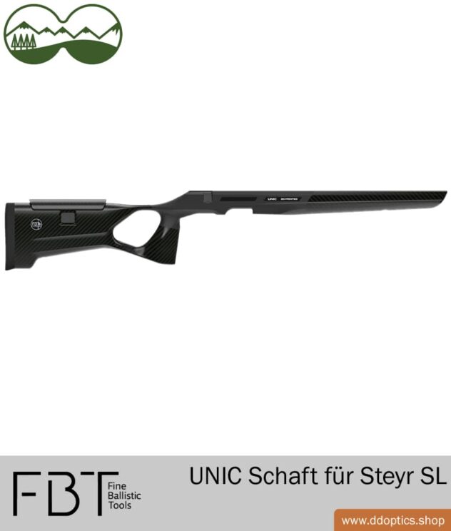 UNIC carbon fibre stock for Steyr Mannlicher SL - FBT Fine Balistic Tools