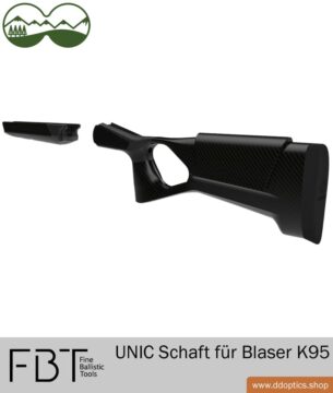 UNIC Carbon stock from FBT | for model Blaser K95 9 UNIC Carbon stock for Blaser K95 from FBT Fine Ballistic Tools
