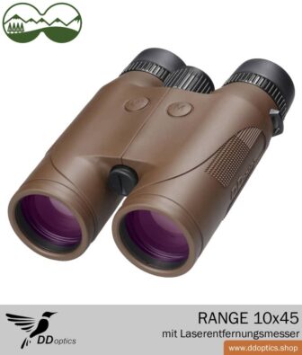 Gafas de asiento de alta luminosidad para el crepúsculo o la noche 6 Pirschler Range 10x45 marrón