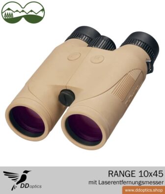 Gafas de asiento de alta luminosidad para el crepúsculo o la noche 4 Pirschler Range 10x45 arena