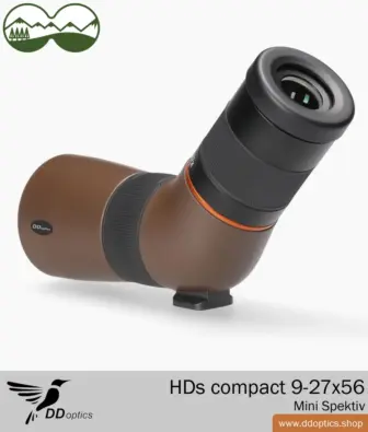 Riflescopios, prismáticos DDoptics, culata de fibra de carbono UNIC | Optik Sport Shop Startseite 37 Telescopio HDs compact 9-27x56 | Braun | DDoptics