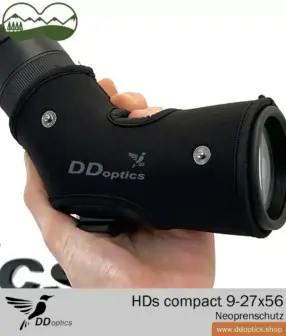 Cannocchiale DDoptics HDs compatto 9-27x56 | Marrone 13 Cannocchiale HDs compatto 9-27x56 | Protezione in neoprene | DDoptics