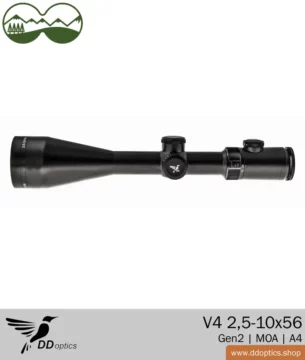 DDoptics riflescope Nighteagle V4 2.5-10x56 Gen2 | MOA | A4