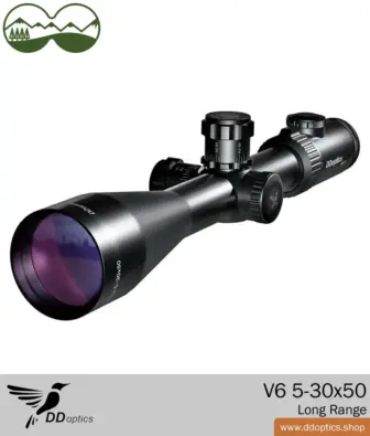 Parallaxe Fehler und Parallaxenausgleich - Zielfernrohr 8 DDoptics Nighteagle V6 5-30x50 Gen3 | Tactical | MOA | Mildot