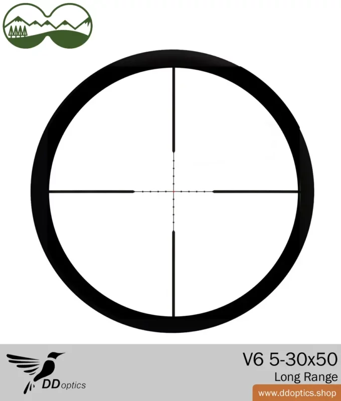 DDoptics Nighteagle 5-30x50 Tactical Zielfernrohr | V6 | MilDot | MOA Verstellung - Gen 3 6 DDoptics Nighteagle V6 5-30x50 Gen3 | Tactical | MOA | Mildot