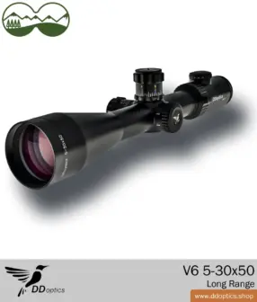 DDoptics Nighteagle 5-30x50 Tactical riflescope | V6 | MilDot | Reglare MOA - Gen 3 9 DDoptics Nighteagle V6 5-30x50 Gen3 | Tactic | MOA | Mildot