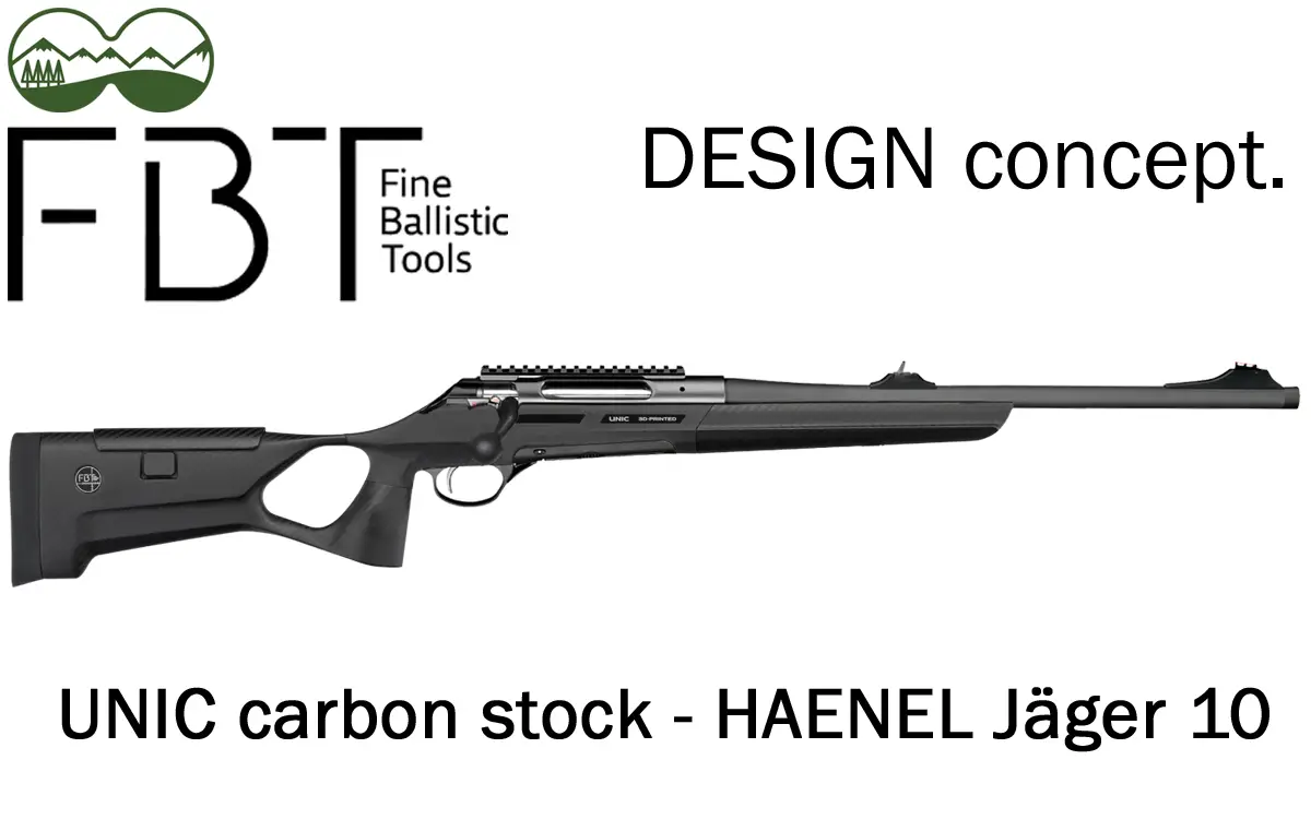 HAENEL Jäger 10 mit UNIC Carbonschaft | Design Concept