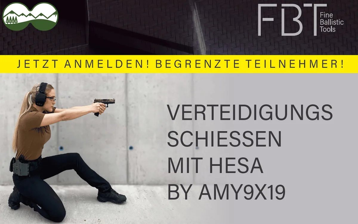 HESA AMY9x19 FBT Schießtraining | Fine Ballistic Tools