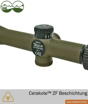 Cerakote Beschichtung für DDoptics Zielfernrohre - verschiedene Farben 8 Cerakote DDoptics Zielfernrohr Beschichtung | viele Farben