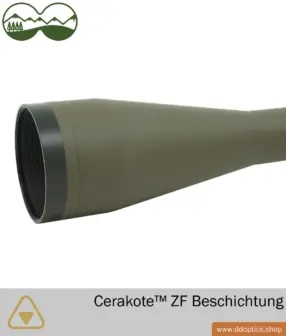 Acoperire Cerakote pentru lunete DDoptics - diverse culori 9 Cerakote DDoptics | Detaliu obiectiv de acoperire pușcă