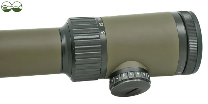 DDoptics Zielfernrohr Zoom Detail | Zieloptik Cerakote Beschichtung | verschiedene Farben